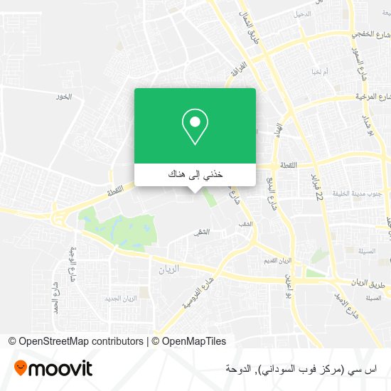 خريطة اس سي (مركز فوب السوداني)