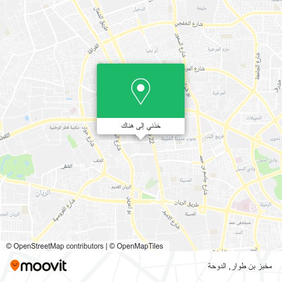 خريطة مخبز بن طوار
