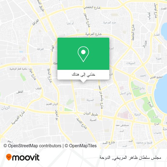 خريطة مجلس سلطان ظاهر المريخي
