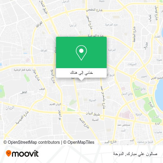 خريطة صالون علي مبارك