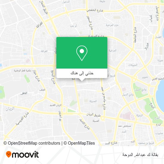 خريطة بقالة ك عبدالله