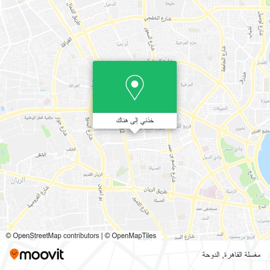 خريطة مغسلة القاهرة