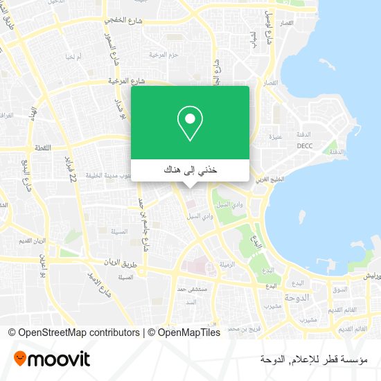 خريطة مؤسسة قطر للإعلام