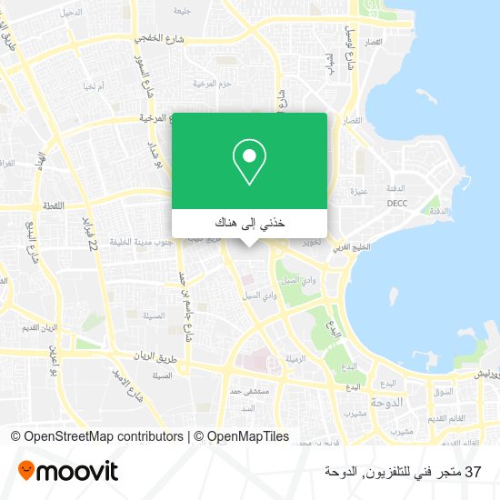 خريطة 37 متجر فني للتلفزيون