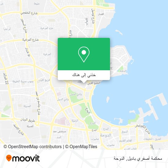 خريطة محكمة أصفري باديل