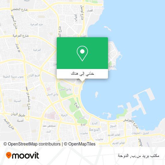 خريطة مكتب بريد س.ب