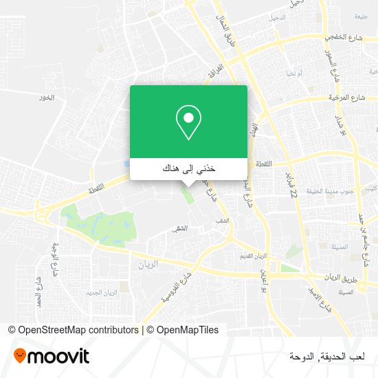 خريطة لعب الحديقة