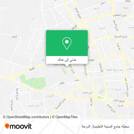 خريطة محطة جامع المدينة التعليمية