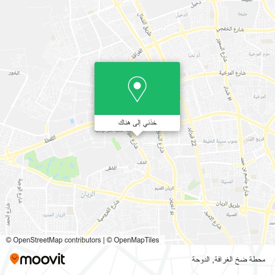 خريطة محطة ضخ الغرافة