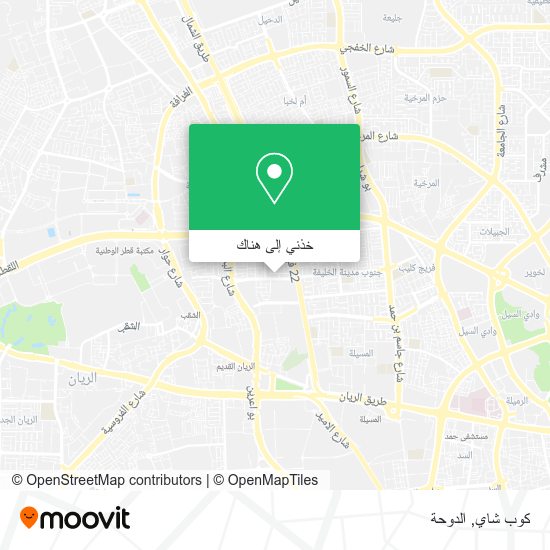 خريطة كوب شاي