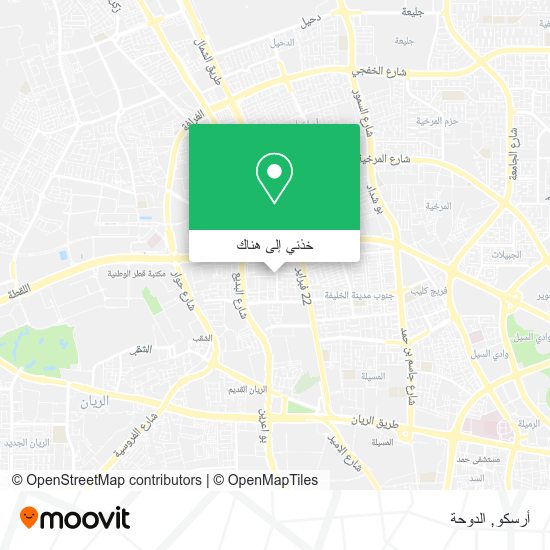 خريطة أرسكو