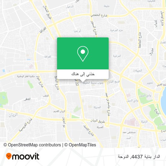 خريطة الدار بناية 4437