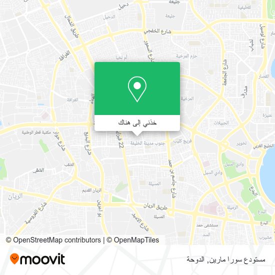 خريطة مستودع سورا مارين