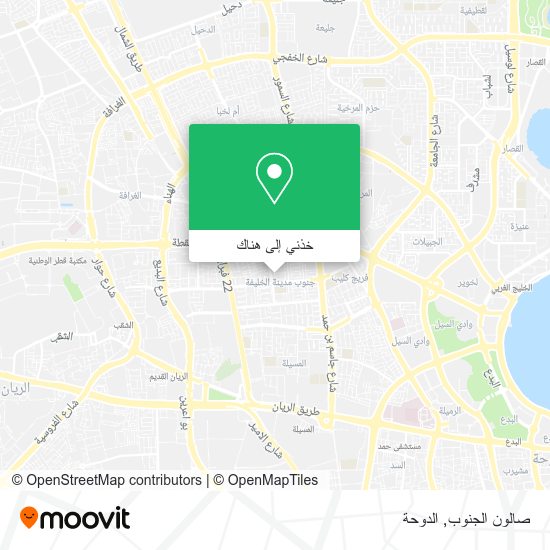 خريطة صالون الجنوب