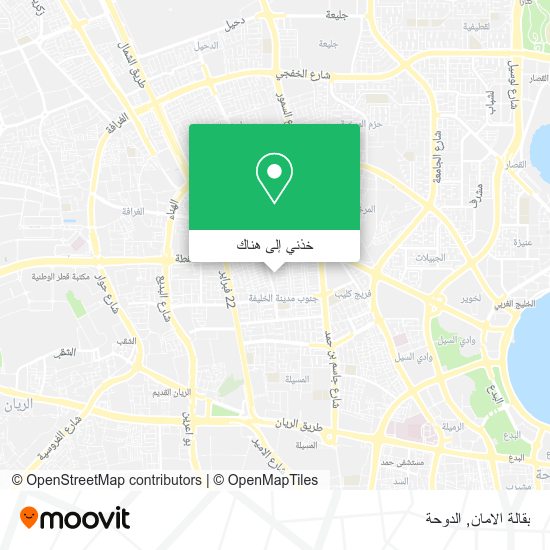خريطة بقالة الامان