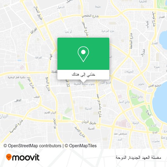 خريطة مغسلة العهد الجديدة