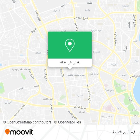 خريطة فيصلبب
