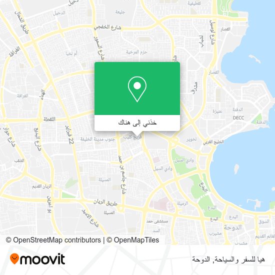 خريطة هيا للسفر والسياحة