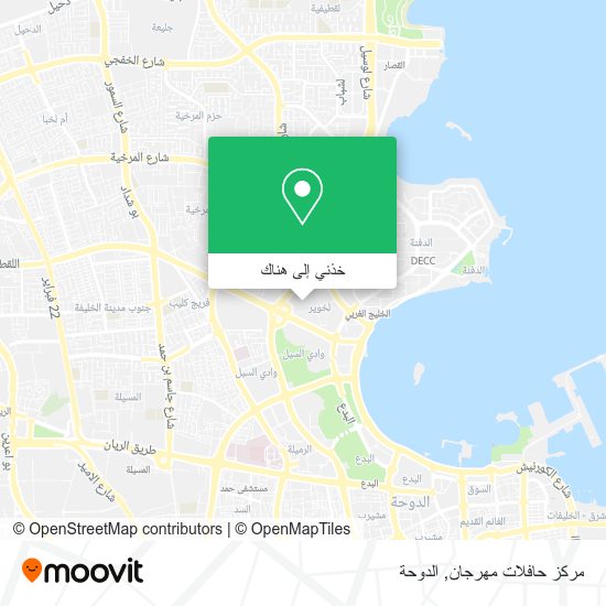 خريطة مركز حافلات مهرجان