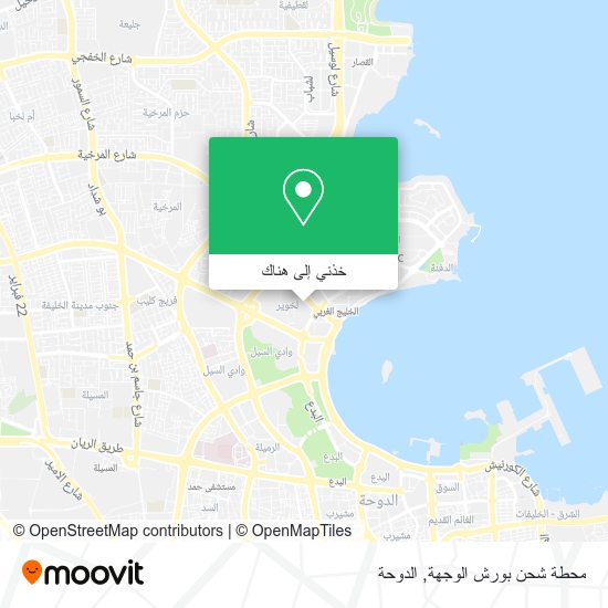 خريطة محطة شحن بورش الوجهة