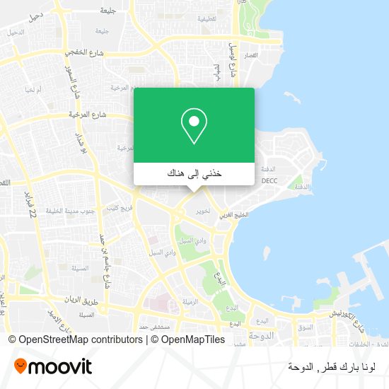 خريطة لونا بارك قطر