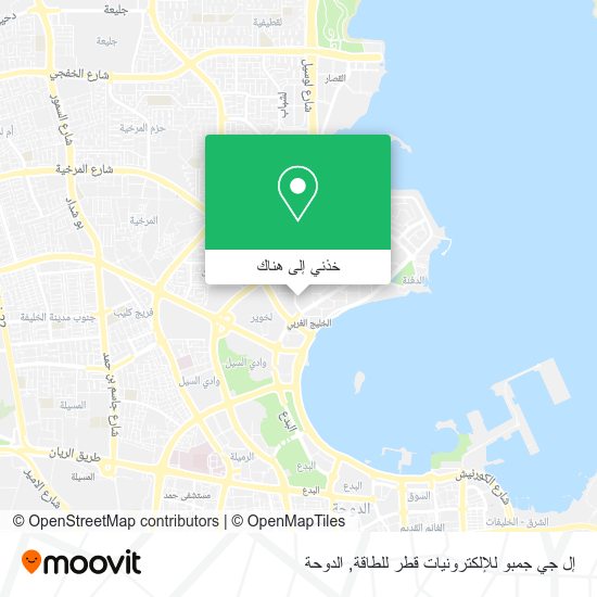 خريطة إل جي جمبو للإلكترونيات قطر للطاقة