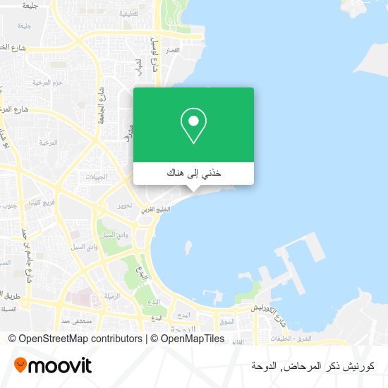 خريطة كورنيش ذكر المرحاض