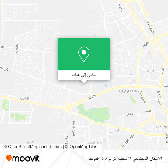 خريطة الإسكان المجتمعي 2 محطة ترام 22