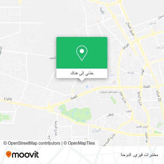 خريطة مختبرات قيري