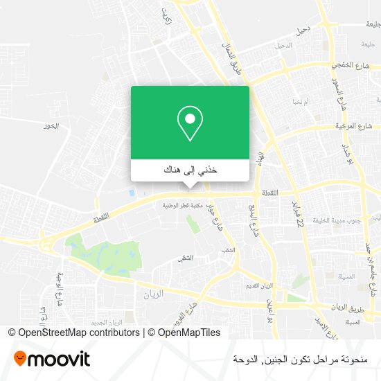 خريطة منحوتة مراحل تكون الجنين