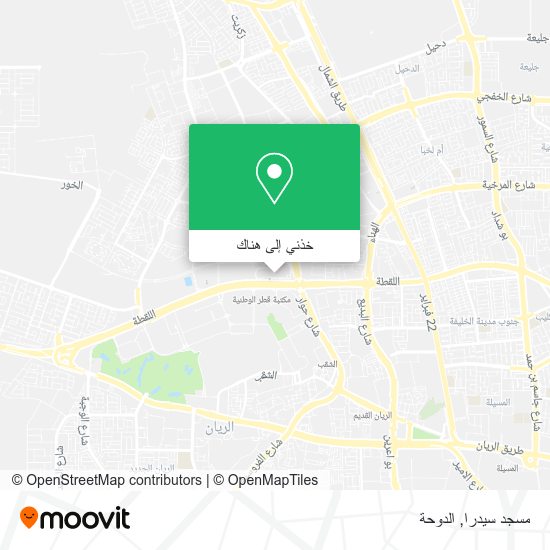 خريطة مسجد سيدرا