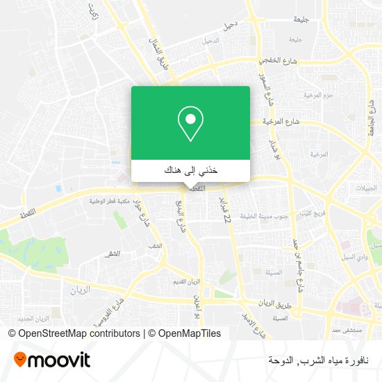خريطة نافورة مياه الشرب