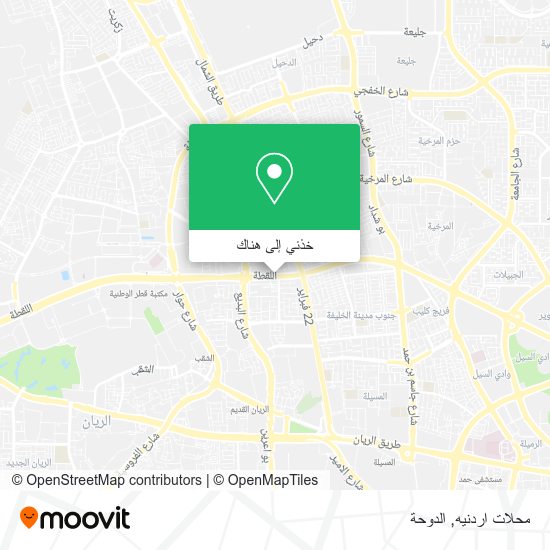 خريطة محلات اردنيه