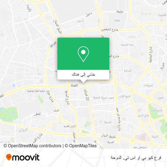 خريطة فرع كيو بي او اس تي