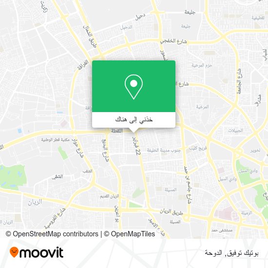 خريطة بوتيك توفيق