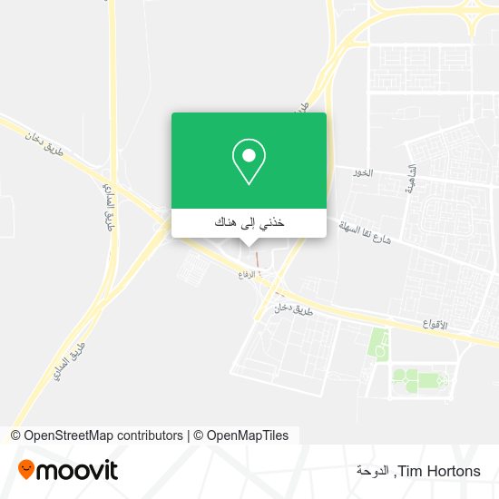 خريطة Tim Hortons