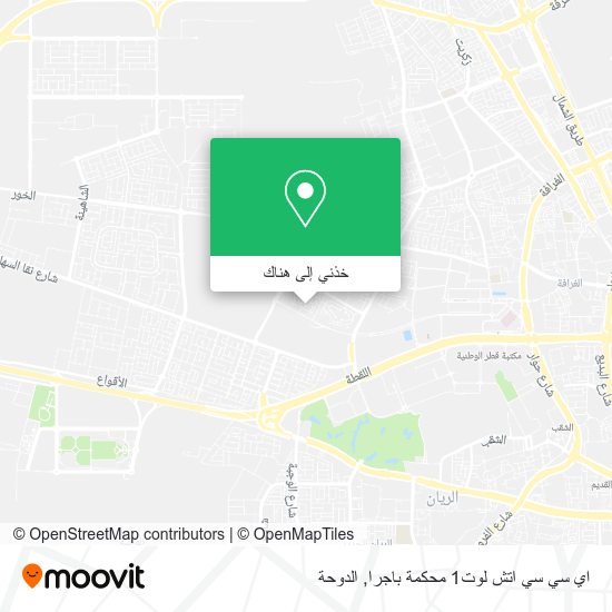 خريطة اي سي سي اتش لوت1 محكمة باجرا