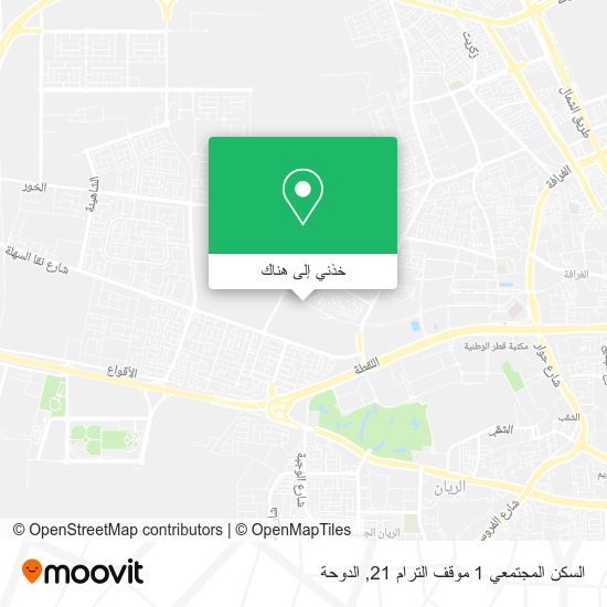 خريطة السكن المجتمعي 1 موقف الترام 21