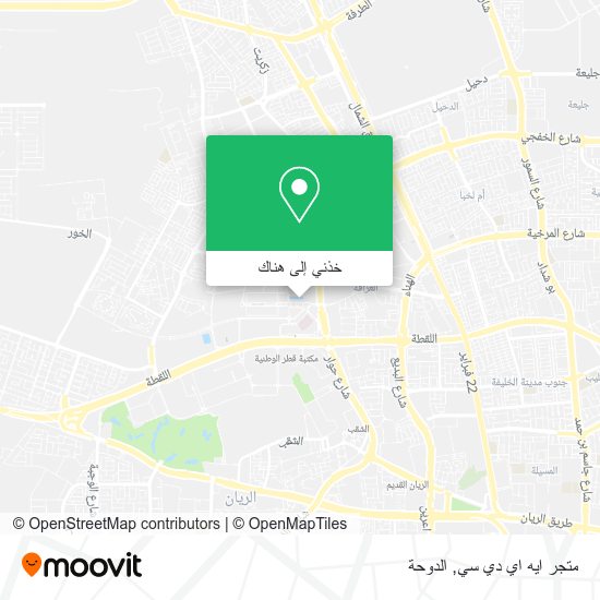 خريطة متجر ايه اي دي سي