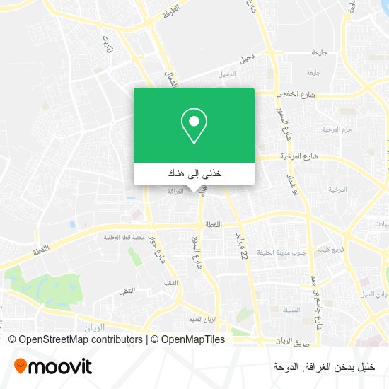 خريطة خليل يدخن الغرافة