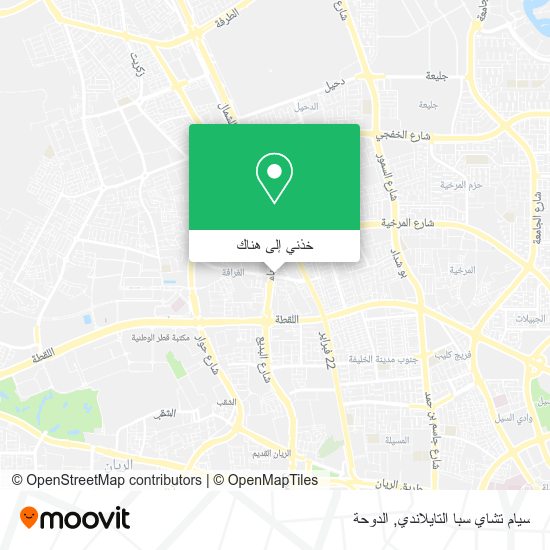 خريطة سيام تشاي سبا التايلاندي