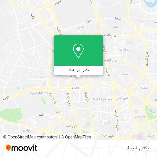خريطة أبوكادو