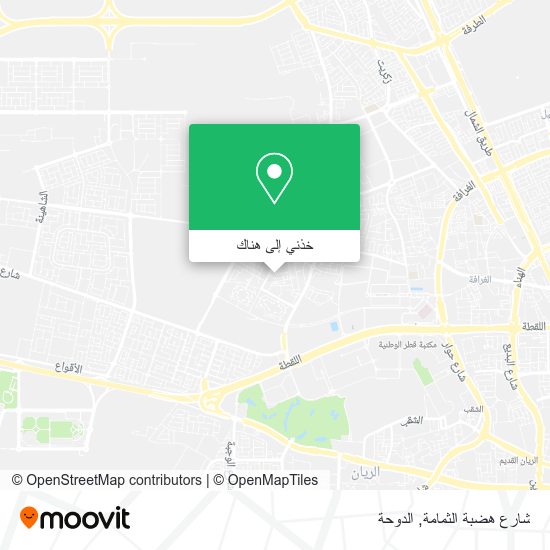 خريطة شارع هضبة الثمامة
