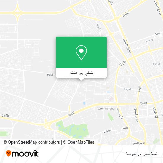 خريطة لعبة حمراء