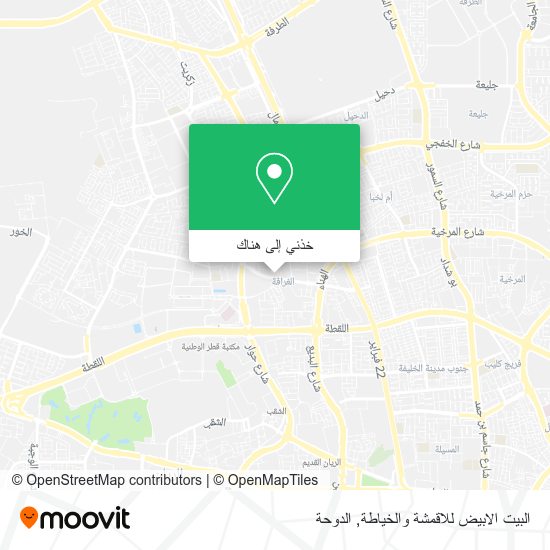 خريطة البيت الابيض للاقمشة والخياطة