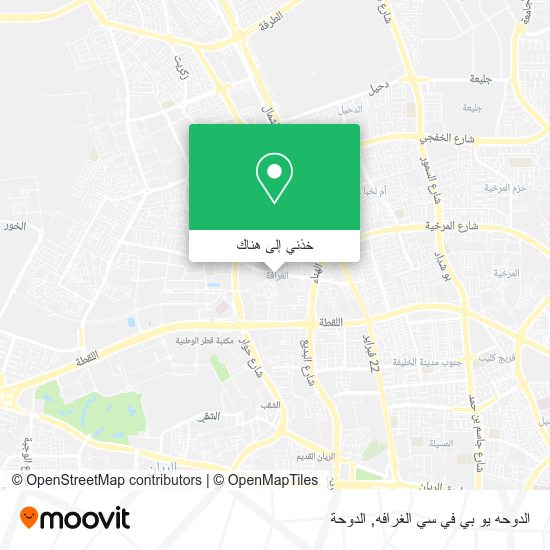 خريطة الدوحه يو بي في سي الغرافه