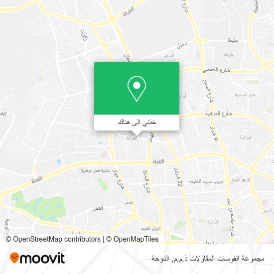 خريطة مجموعة انفوسات المقاولات ذ.م.م