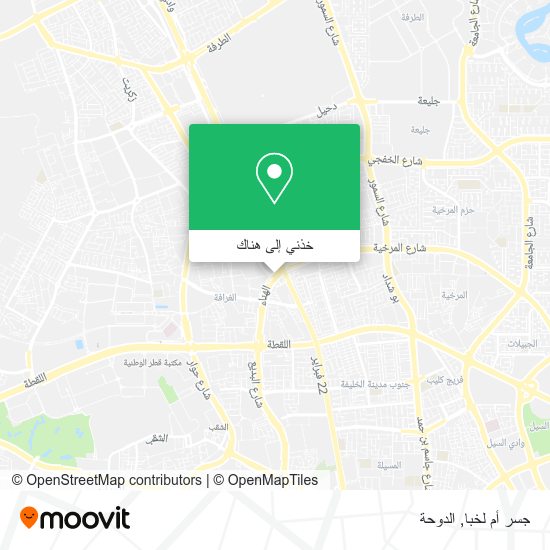 خريطة جسر أم لخبا