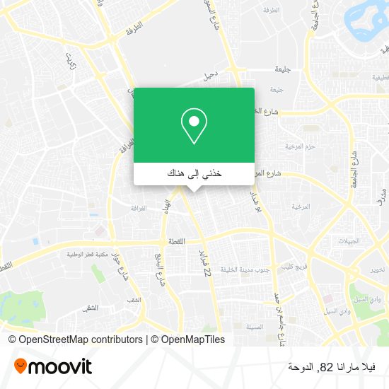 خريطة فيلا مارانا 82