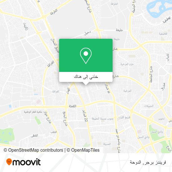 خريطة فريندز برجر